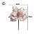 Poinsétia Decorativa - Chá com Glitter - 42cm - 1 unidade - Cromus - Rizzo - Imagem 3