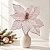 Poinsétia Decorativa -  Rosa Claro com Glitter - 42cm - 1 unidade - Cromus - Rizzo - Imagem 1