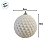 Bola de Natal - Branco com Glitter Losango  - 8cm - 6 unidades - Cromus - Rizzo - Imagem 3