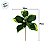 Poinsétia Decorativa - Verde Veludo - 19cm - 1 unidade - Cromus - Rizzo - Imagem 3
