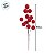 Galho Decorativo de Natal - Berry Veludo - Borgonha - 62cm - 1 unidade - Cromus - Rizzo - Imagem 3