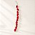 Galho Decorativo de Natal - Borgonha com Poa Veludo - 1,2m  - 1 unidade - Cromus - Rizzo - Imagem 1