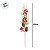 Galho Decorativo de Natal - Azevinho Vermelho e Verde - 63cm  - 1 unidade - Cromus - Rizzo - Imagem 4