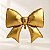 Balão de Festa Microfoil - Laço Dourado - 98x75cm - 1 unidade - Rizzo - Imagem 1