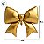 Balão de Festa Microfoil - Laço Dourado - 98x75cm - 1 unidade - Rizzo - Imagem 3
