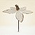 Poinsétia Decorativa - Creme - 21x25x21cm - 1 unidade - Cromus - Rizzo - Imagem 1