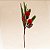 Galho Decorativo com Pinha - Vermelho, Verde e Marrom - 46cm - 1 unidade - Cromus - Rizzo - Imagem 1