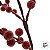 Galho Decorativo com Frutinhas - Vermelho e Marrom - 50cm - 1 unidade - Cromus - Rizzo - Imagem 4