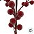 Galho Decorativo com Frutinhas - Vermelho e Marrom - 50cm - 1 unidade - Cromus - Rizzo - Imagem 5