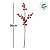Galho Decorativo com Frutinhas - Vermelho e Marrom - 50cm - 1 unidade - Cromus - Rizzo - Imagem 7
