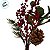Galho Decorativo - Frutinhas Pequenas e Pinha - 20x39x7cm - 1 unidade - Cromus - Rizzo - Imagem 2