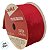 Fita Aramada Decorativa de Natal - Veludo Vermelho e Ouro - 6,3cm x 9,14m - 1 unidade - Cromus - Rizzo - Imagem 2