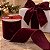 Fita Aramada Decorativa de Natal - Veludo Bordô - 10cm x 4,57m - 1 unidade - Cromus - Rizzo - Imagem 1