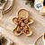 Bandeja Decorativa de Natal - Boneco Gingerbread - Nude - 21,5cm - 1 unidade - Rizzo - Imagem 5