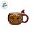 Caneca de Natal em Cerâmica - Gingerbread - 440ml - 1 unidade - Cromus - Rizzo - Imagem 3