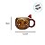 Caneca de Natal em Cerâmica - Gingerbread - 440ml - 1 unidade - Cromus - Rizzo - Imagem 4