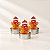 Vela Decorativa de Natal - Biscoito Gingerbread - 5cm - 3 unidades - Rizzo - Imagem 1
