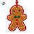 Enfeite de Natal em Feltro - Biscoito - 12cm - 1 unidade - Rizzo - Imagem 2