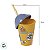 Copo com Tampa e Canudo - Minions - Mod. 4 - 280ml - 1 unidade - Plasútil - Rizzo - Imagem 3