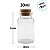 Mini Potinho de Vidro com Rolha - 30ml - 12 unidades - Rizzo - Imagem 4