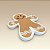Guardanapo de Papel Natalino - Biscoito Gingerbread - 32,5x32,5cm - 20 unidades - Cromus - Rizzo - Imagem 1