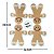 Guardanapo de Papel Natalino - Biscoito Gingerbread - 32,5x32,5cm - 20 unidades - Cromus - Rizzo - Imagem 5