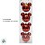 Bola de Natal - Mickey - Glitter Flocado Vermelho - 6cm - Disney Original - 6 unidades - Cromus - Rizzo - Imagem 2
