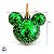 Bola de Natal - Mickey - Açucarada Verde - 6cm - Disney Original - 6 unidades - Cromus - Rizzo - Imagem 4