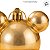 Bola de Natal - Mickey - Perolada Dourada - 8cm - Disney Original - 4 unidades - Cromus - Rizzo - Imagem 2