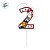 Vela Pick - Patrulha Canina - Nº2 - 12cm - 1 unidade - Rizzo - Imagem 2