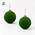 Bola de Natal - Flocada - Verde - 12cm - 2 unidades - Cromus - Rizzo - Imagem 2