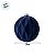 Bola de Natal - Ondulada e Flocada - Azul Marinho - 12cm - 2 unidades - Cromus - Rizzo - Imagem 3