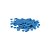 Confete Metalico Redondo para Balão Pacote com 100g 1,5cm - Azul - 01 Unidade - Cromus Balloons - Rizzo Balões - Imagem 1