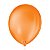 Balão de Festa Látex Liso - Laranja Mandarim - 50 Unidades - Balões São Roque - Rizzo Balões - Imagem 1