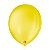 Balão de Festa Látex Liso - Amarelo Citrino - 50 Unidades - Balões São Roque - Rizzo Balões - Imagem 1