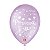 Balão de Festa Decorado Princesas - Lilás e Branco 9" 23cm - 25 Unidades - Balões São Roque - Rizzo Balões - Imagem 1