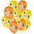 Balão de Festa Decorado Lhama Amarelo e Laranja - Sortido 9" 23cm - 25 Unidades - Balões São Roque - Rizzo Balões - Imagem 1