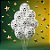 Balão de Festa Decorado Futebol - Branco e Preto 9" 23cm - 25 Unidades - Balões São Roque - Imagem 1