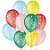 Balão de Festa Decorado Estrela - Sortido 9" 23cm - 25 Unidades - Balões São Roque - Rizzo Balões - Imagem 1