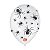 Balão Decorado Halloween Aranha - Branco Polar e Preto Ébano - Balões São Roque - Rizzo - Imagem 1