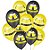 Balão de Festa Decorado Boteco - Amarelo e Preto 9" 23cm - 25 Unidades - Balões São Roque - Rizzo Balões - Imagem 1