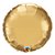 Balão de Festa Microfoil 18" 45cm - Redondo Chrome Ouro - 01 Unidade - Qualatex - Rizzo Balões - Imagem 1