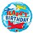 Balão de Festa Microfoil 18" 45cm - Happy Birthday Aviões - 01 Unidade - Qualatex - Rizzo Balões - Imagem 1
