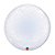 Balão de Festa Bubble Duplo 24" 60cm - Flocos de Neve - 01 Unidade - Qualatex - Rizzo Balões - Imagem 1
