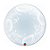 Balão de Festa Bubble Duplo 24" 60cm - Happy Birthday Estrela - 01 Unidade - Qualatex - Rizzo Balões - Imagem 1