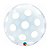 Balão de Festa Bubble Duplo 20" 51cm - Pontos Polka Grandes - 01 Unidade - Qualatex - Rizzo Balões - Imagem 1