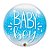 Balão de Festa Bubble 22" 56cm - Baby Boy - 01 Unidade - Qualatex - Rizzo Balões - Imagem 1