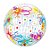 Balão de Festa Bubble 22" 56cm - Happy Birthday Velas - 01 Unidade - Qualatex - Rizzo Balões - Imagem 1