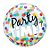 Balão de Festa Bubble 22" 56cm - Party Time Colorido - 01 Unidade - Qualatex - Rizzo Balões - Imagem 1