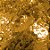 Confete Mini Picadinho Metalizado 25g - Dourado Dupla Face - Rizzo Balões - Imagem 2
